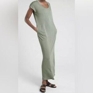 Athleta Martinique Maxi Dress, Size XS Sage Green